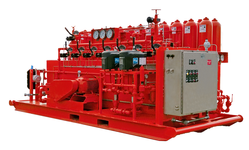 MEYER BOP control systems and drilling accumulator units