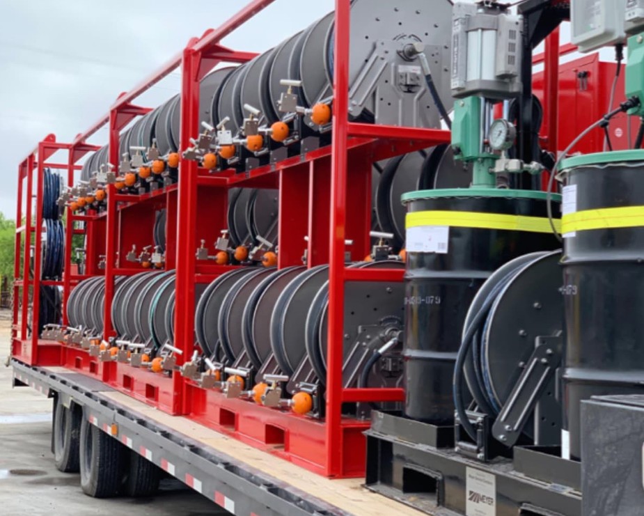 oilfield equipment prepared with proper lubrication and sealants for winter operations